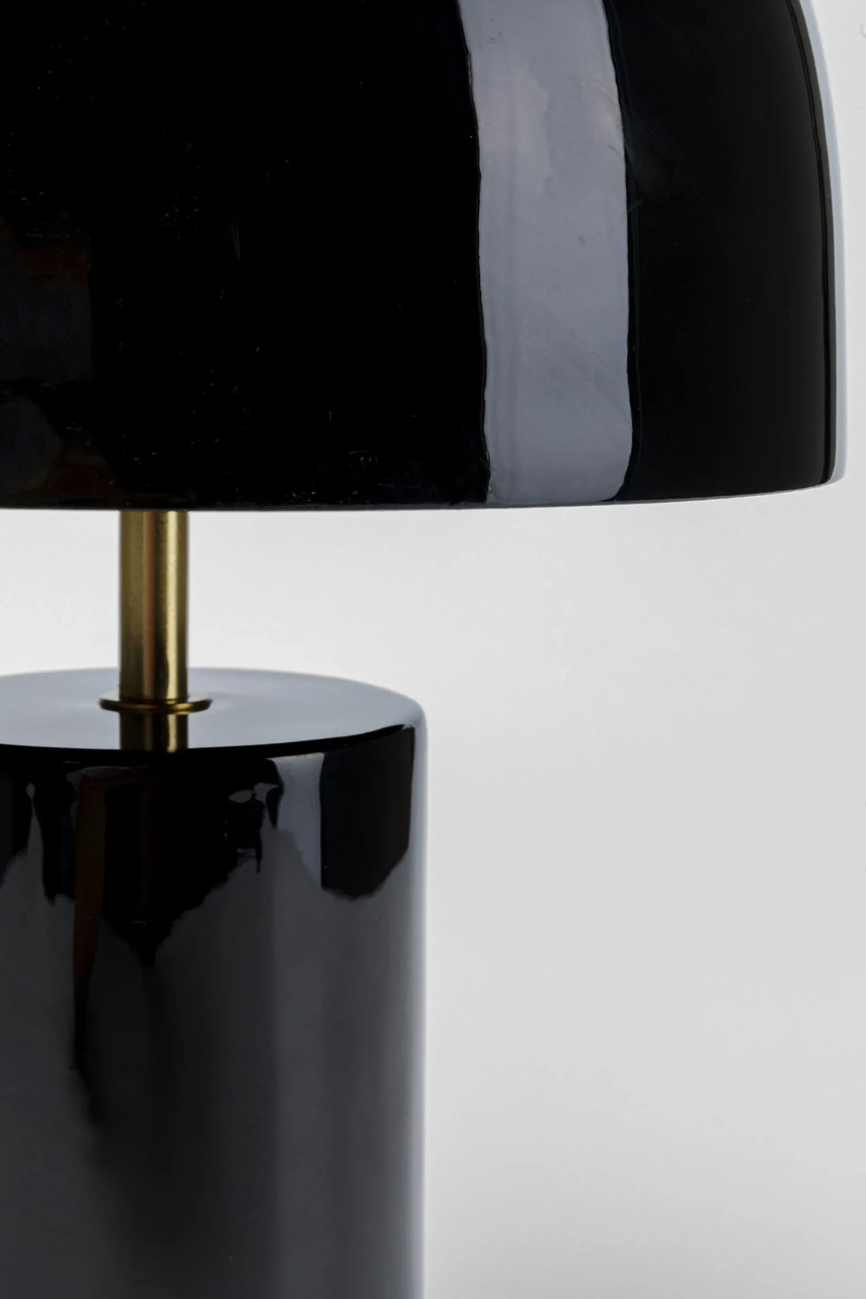 Lampa stołowa Loungy Ø25x38 cm czarna