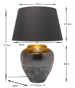 Lampa stołowa Luma Dark Blue 71cm