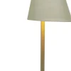 Lampa stołowa mała stalowa miętowa zieleń 32 cm