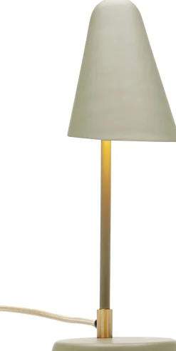 Lampa stołowa mała stalowa miętowa zieleń 32 cm
