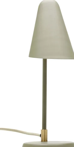 Lampa stołowa mała stalowa miętowa zieleń 32 cm