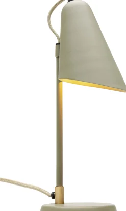 Lampa stołowa mała stalowa miętowa zieleń 32 cm