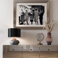 Lampa stołowa Mamo Deluxe Ø31x38 cm szara - klosz czarny