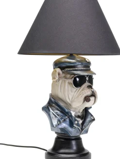 Lampa stołowa motyw zwierzęcy pies punk 57 cm