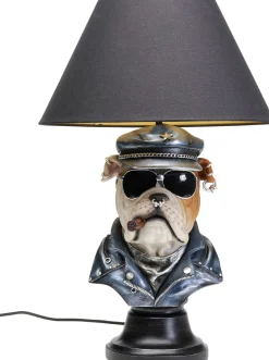 Lampa stołowa motyw zwierzęcy pies punk 57 cm
