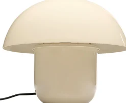 Lampa Stołowa Mushroom Błyszcząca Ecru 27cm
