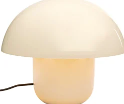 Lampa Stołowa Mushroom Błyszcząca Ecru 27cm