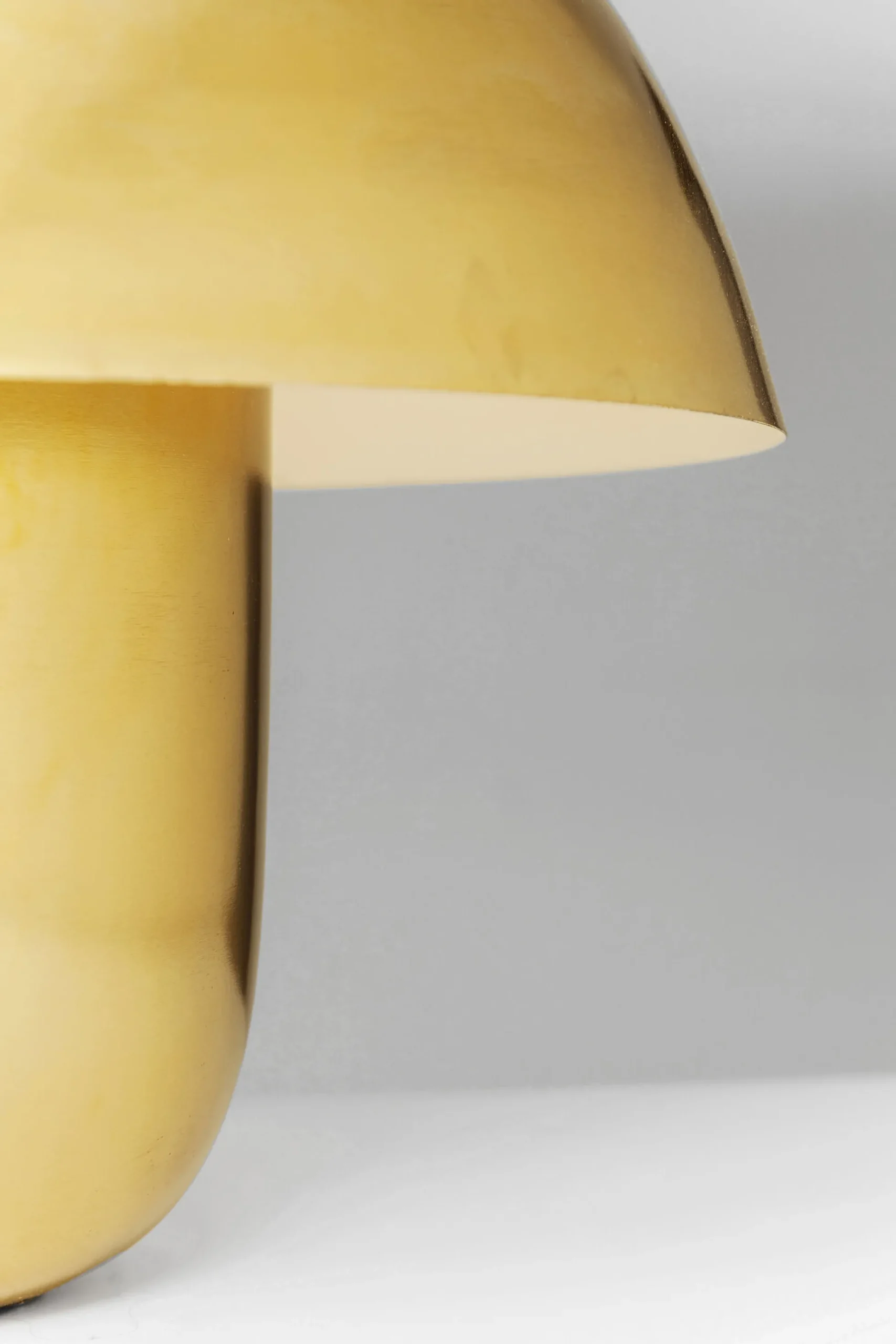 Lampa stołowa Mushroom Ø50x44 cm mosiężna