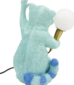 Lampa stołowa niebieska wesoły szop 19x31 cm