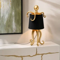 Lampa stołowa Octopus Gold/Black 60cm