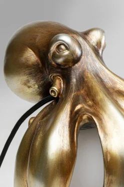 Lampa stołowa Octopus 26x34 cm złota