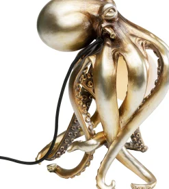 Lampa stołowa Octopus 26x34 cm złota