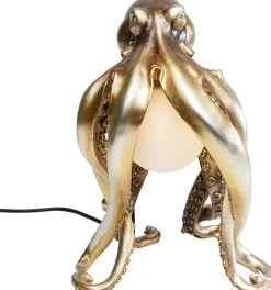 Lampa stołowa Octopus 26x34 cm złota