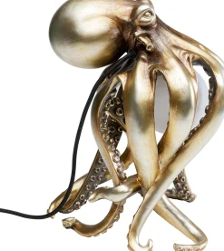 Lampa stołowa Octopus 26x34 cm złota