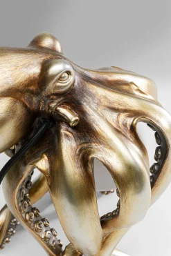Lampa stołowa Octopus 26x34 cm złota
