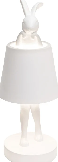 Lampa stołowa Rabbit LED 29 cm biała
