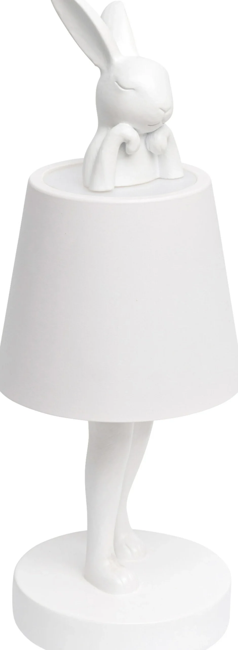 Lampa stołowa Rabbit LED 29 cm biała