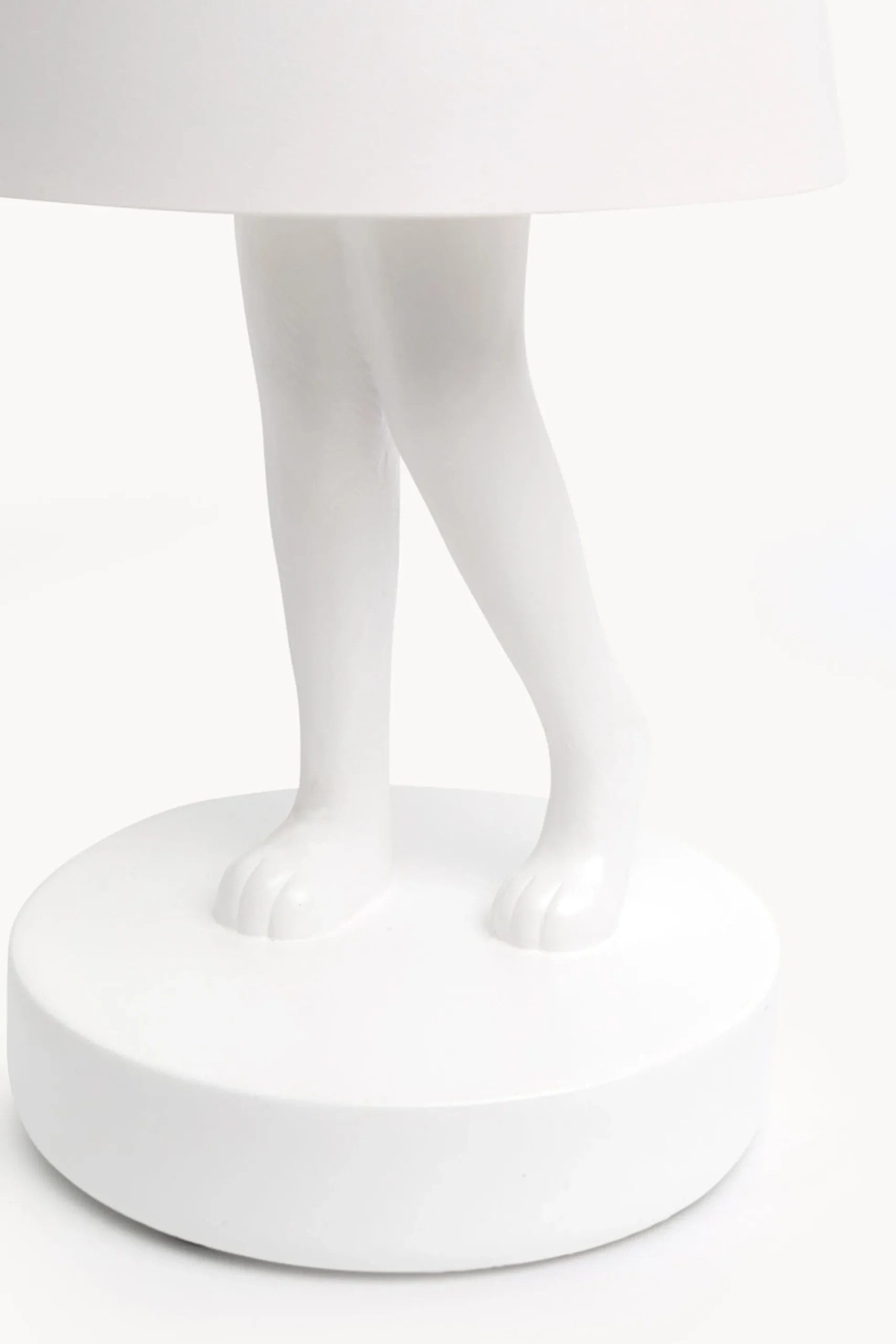 Lampa stołowa Rabbit LED 29 cm biała