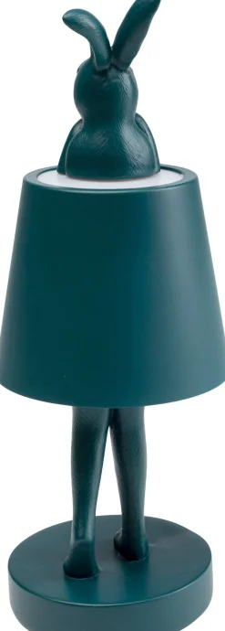 Lampa stołowa Rabbit LED 29 cm petrol
