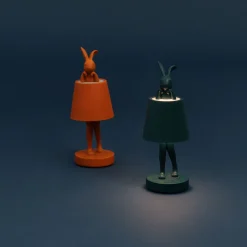 Lampa stołowa Rabbit LED 29 cm petrol
