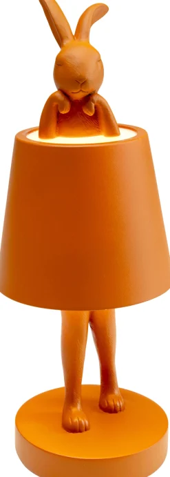 Lampa stołowa Rabbit LED 29 cm pomarańczowa