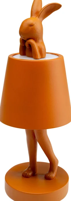 Lampa stołowa Rabbit LED 29 cm pomarańczowa
