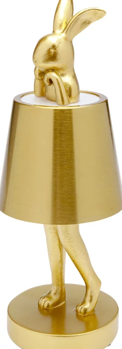 Lampa stołowa Rabbit LED 29 cm złota