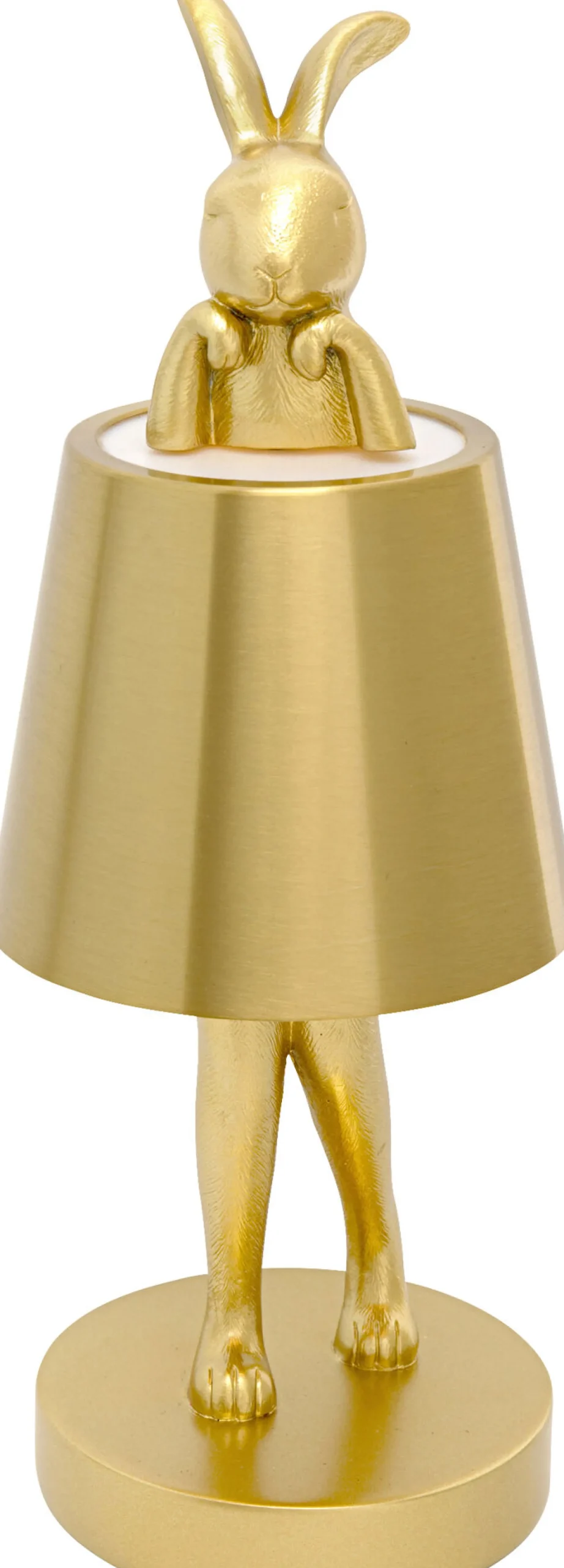 Lampa stołowa Rabbit LED 29 cm złota