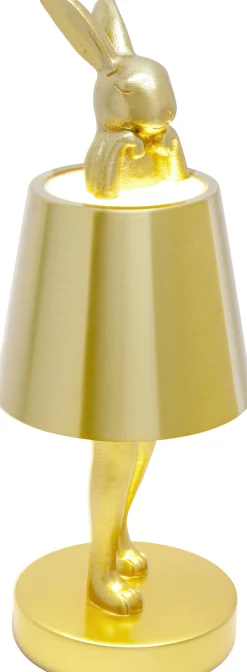 Lampa stołowa Rabbit LED 29 cm złota