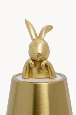 Lampa stołowa Rabbit LED 29 cm złota