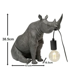 Lampa stołowa Sitting Rhino 42cm