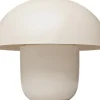 Lampa stołowa stalowa grzybek kolor beżowy Ø50x44 cm