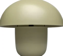 Lampa stołowa stalowa grzybek kolor jasnozielony Ø50x44 cm