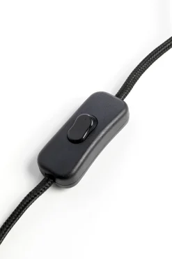 Lampa stołowa stalowa żółta Ø30x51 cm