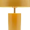 Lampa stołowa stalowa w kolorze curry Ø25x38 cm