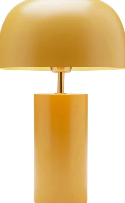 Lampa stołowa stalowa w kolorze curry Ø25x38 cm