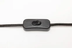 Lampa stołowa stalowa w kolorze curry Ø25x38 cm