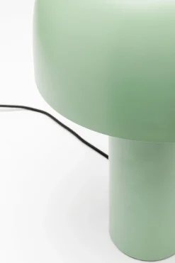 Lampa stołowa stalowa w kolorze miętowym Ø25x38 cm
