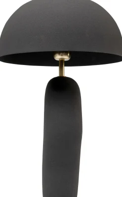 Lampa stołowa stalowa w kolorze czarnym 48 cm