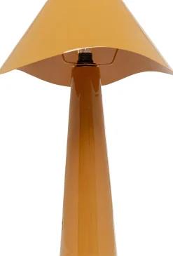 Lampa stołowa stalowa w kolorze pomarańczowym Ø34x49 cm