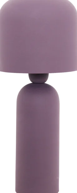 Lampa stołowa ze stali w kolorze fioletowym 39 cm