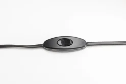 Lampa stołowa zielona szkło i tkanina 42 cm