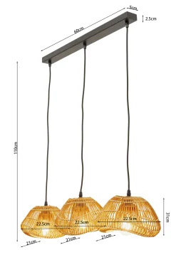 Lampa wisząca Aloha Drop 80cm
