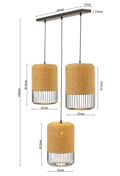 Lampa wisząca Aloha Drop Tre 80cm