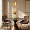 Lampa wisząca Arcadia bursztynowa Ø34cm