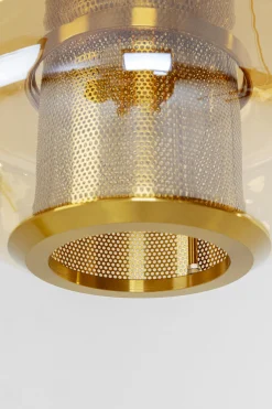 Lampa wisząca Arcadia bursztynowa Ø34cm