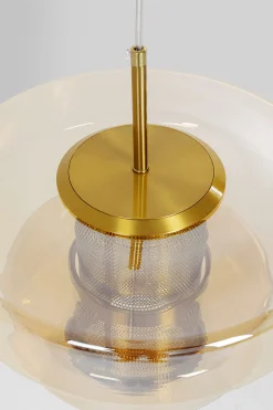 Lampa wisząca Arcadia bursztynowa Ø34cm