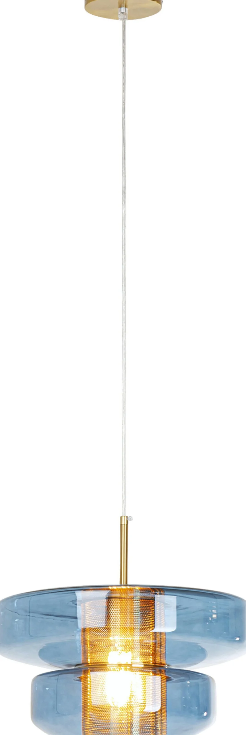Lampa wisząca Arcadia niebieska Ø34cm