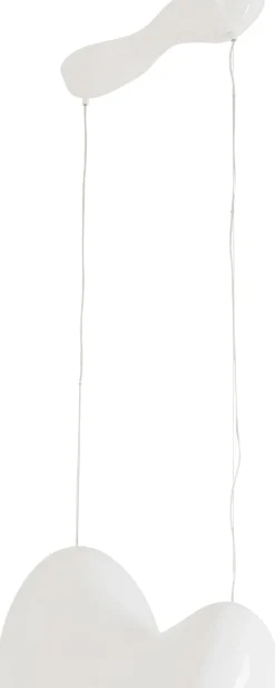 Lampa wisząca Cloud Beam Double biała 100cm