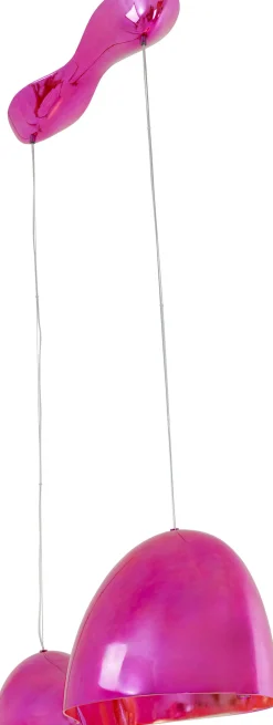 Lampa wisząca Cloud Beam Double różowa 100cm